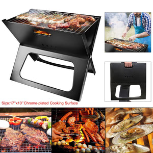 Foldable BBQ Grill Portable BBQ Barbecue Grill Camping Garden Outdoor Travel For Camping Picnic RV Travel