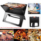 Foldable BBQ Grill Portable BBQ Barbecue Grill Camping Garden Outdoor Travel For Camping Picnic RV Travel