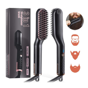 Hair Styling Comb Hair And Beard Straightener